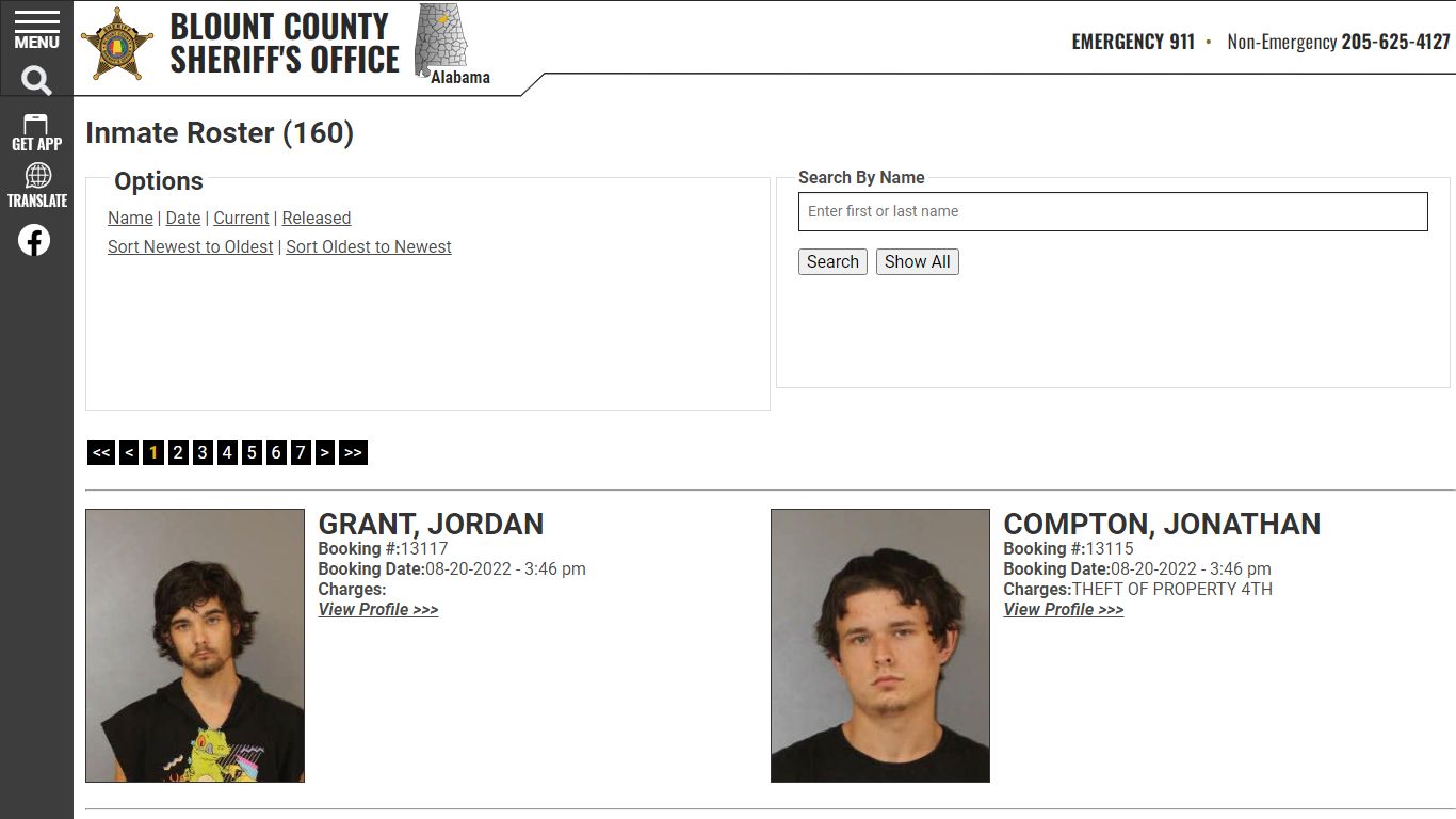 Inmate Roster - Current Inmates Booking Date Descending - Blount County ...